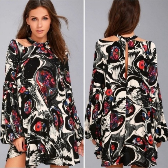 Free People Drift Away Tunic Dress Size Small - Picture 2 of 13